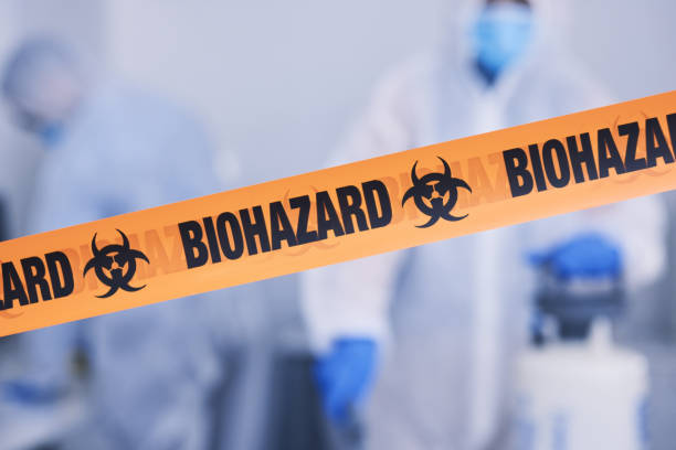 Professional Biohazard technician working in Garden City, NY